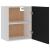 Dulapuri suspendate, 2 buc., negru, 50x31x60 cm, PAL GartenMobel Dekor