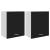 Dulapuri suspendate, 2 buc., negru, 50x31x60 cm, PAL GartenMobel Dekor