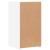 Noptiere, 2 buc., alb, 35x34x65 cm, lemn compozit GartenMobel Dekor