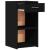 Noptiere, 2 buc., negru, 35x34x65 cm, lemn prelucrat GartenMobel Dekor