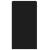 Noptiere, 2 buc., negru, 35x34x65 cm, lemn prelucrat GartenMobel Dekor
