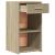 Noptiere, 2 buc., stejar sonoma, 35x34x65 cm, lemn prelucrat GartenMobel Dekor