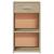 Noptiere, 2 buc., stejar sonoma, 35x34x65 cm, lemn prelucrat GartenMobel Dekor