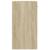 Noptiere, 2 buc., stejar sonoma, 35x34x65 cm, lemn prelucrat GartenMobel Dekor