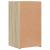 Noptiere, 2 buc., stejar sonoma, 35x34x65 cm, lemn prelucrat GartenMobel Dekor
