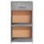 Noptiere, 2 buc., gri beton, 35x34x65 cm, lemn prelucrat GartenMobel Dekor