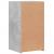 Noptiere, 2 buc., gri beton, 35x34x65 cm, lemn prelucrat GartenMobel Dekor