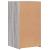 Noptiere, 2 buc., gri sonoma, 35x34x65 cm, lemn prelucrat GartenMobel Dekor