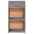 Noptiere, 2 buc., gri sonoma, 35x34x65 cm, lemn prelucrat GartenMobel Dekor