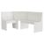 Set mobilier de bucătărie, 3 piese, alb, lemn masiv de pin GartenMobel Dekor
