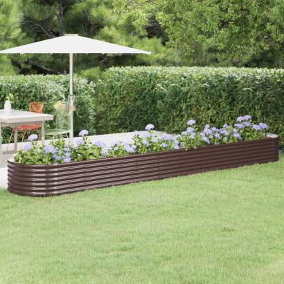 Strat înălțat grădină 440x80x36 cm oțel vopsit electrostatic GartenMobel Dekor