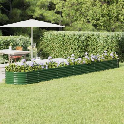 Strat înălțat grădină 512x80x36 cm oțel vopsit electrostatic GartenMobel Dekor