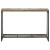 Masă consolă, 110 x 35 x 75 cm, lemn masiv reciclat GartenMobel Dekor