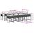 Set mobilier de exterior cu perne, 11 piese, negru, poliratan GartenMobel Dekor