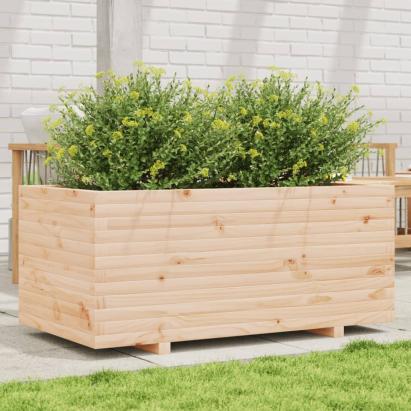 Jardinieră de grădină, 110x60x49,5 cm, lemn masiv de pin GartenMobel Dekor