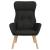 Scaun de relaxare, negru, material textil GartenMobel Dekor