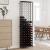 Suport sticle vin, 95 de sticle negru 54x18x200 cm fier forjat GartenMobel Dekor
