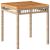 Set mobilier bistro, 3 piese, poliratan bej/lemn de acacia GartenMobel Dekor
