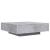 Măsuță de cafea cu lumini LED, gri beton, 100x100x31 cm GartenMobel Dekor