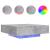 Măsuță de cafea cu lumini LED, gri beton, 100x100x31 cm GartenMobel Dekor