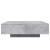 Măsuță de cafea cu lumini LED, gri beton, 100x100x31 cm GartenMobel Dekor