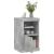 Dulap lateral cu lumini LED, gri beton, lemn prelucrat GartenMobel Dekor