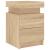 Noptiere cu lumini LED, 2 buc., stejar sonoma, 35x39x55 cm GartenMobel Dekor