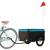 Remorcă pentru biciclete, negru și albastru, 45 kg, fier GartenMobel Dekor