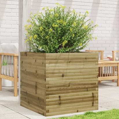 Jardinieră de grădină, 70x70x68,5 cm, lemn de pin impregnat GartenMobel Dekor