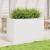 Jardinieră de grădină, alb, 110x60x68,5 cm, lemn masiv de pin GartenMobel Dekor