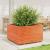 Jardinieră grădină, maro ceruit, 80x80x49,5 cm, lemn masiv pin GartenMobel Dekor