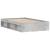 Cadru de pat mic dublu, gri beton, 120x190 cm GartenMobel Dekor