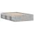 Cadru de pat mic dublu, gri beton, 120x190 cm GartenMobel Dekor