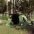 Cort de camping cupolă 4 persoane, setare rapidă, verde GartenMobel Dekor