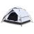 Cort de camping 3 persoane, alb opac, setare rapidă, țesătură GartenMobel Dekor