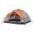 Cort camping cupolă 4 persoane, gri/portocaliu, setare rapidă GartenMobel Dekor