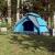 Cort de camping cupolă 5 persoane, setare rapidă, albastru GartenMobel Dekor
