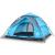 Cort de camping cupolă 5 persoane, setare rapidă, albastru GartenMobel Dekor