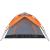 Cort camping cupolă 5 persoane, gri/portocaliu, setare rapidă GartenMobel Dekor