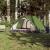 Cort de camping cupolă 3 persoane, setare rapidă, verde GartenMobel Dekor