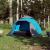 Cort de camping cupolă 3 persoane, setare rapidă, albastru GartenMobel Dekor