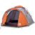 Cort camping cupolă 3 persoane, gri/portocaliu, setare rapidă GartenMobel Dekor