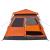 Cort camping cupolă 4 persoane, gri/portocaliu, setare rapidă GartenMobel Dekor