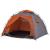 Cort camping cupolă 4 persoane, gri/portocaliu, setare rapidă GartenMobel Dekor