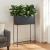 Suport plante Porsgrunn 100x70x30cm metal negru [en.casa] HausGarden Leisure