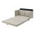 Canapea Soini 78x125x67cm extensibila bej [en.casa] HausGarden Leisure