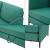 Canapea Soini 78x125x67cm extensibila verde [en.casa] HausGarden Leisure