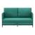 Canapea Soini 78x125x67cm extensibila verde [en.casa] HausGarden Leisure