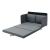 Canapea Soini 78x125x67cm extensibila gri inchis [en.casa] HausGarden Leisure