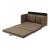 Canapea Soini 78x125x67cm extensibila maro [en.casa] HausGarden Leisure